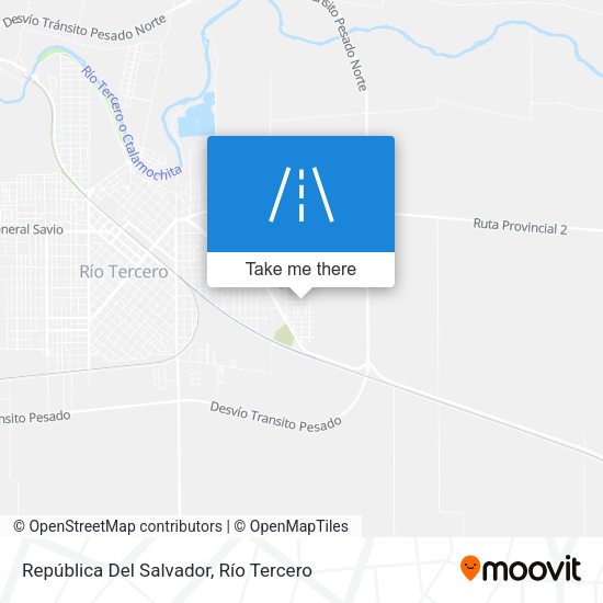 República Del Salvador map