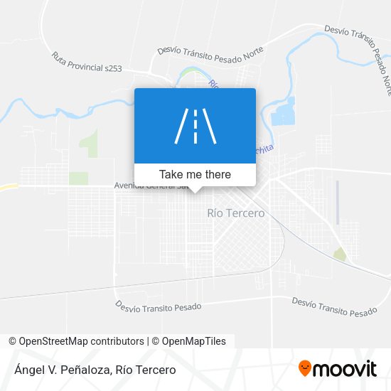 Ángel V. Peñaloza map