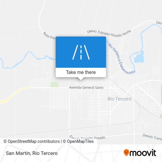 San Martín map