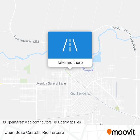 Juan José Castelli map