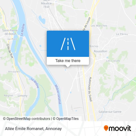 Allée Émile Romanet map