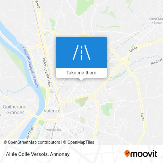 Allée Odile Versois map
