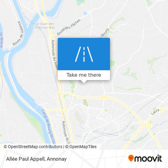 Allée Paul Appell map