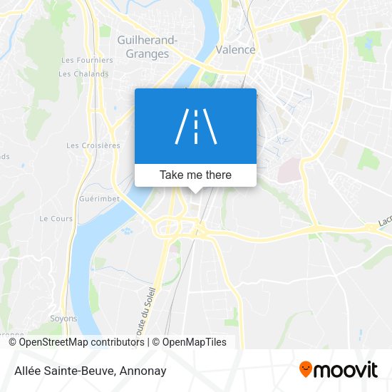 Allée Sainte-Beuve map