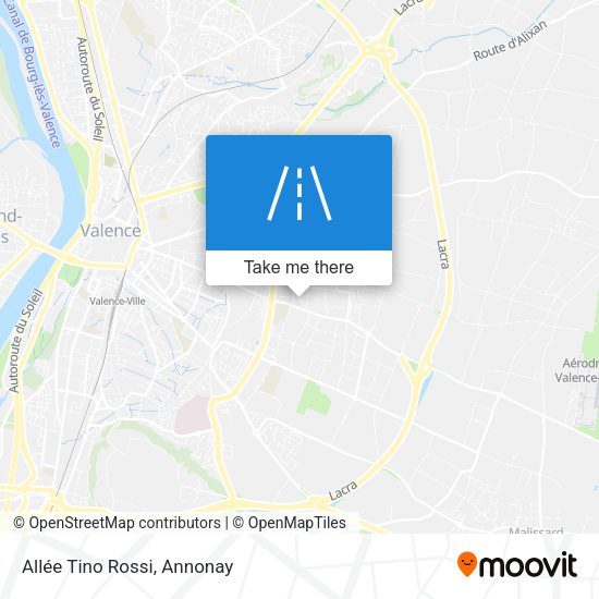 Allée Tino Rossi map