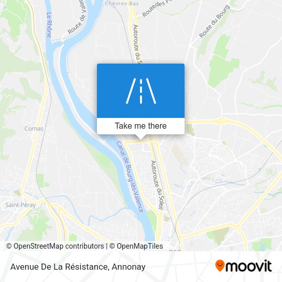 Avenue De La Résistance map