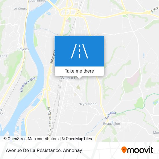 Avenue De La Résistance map