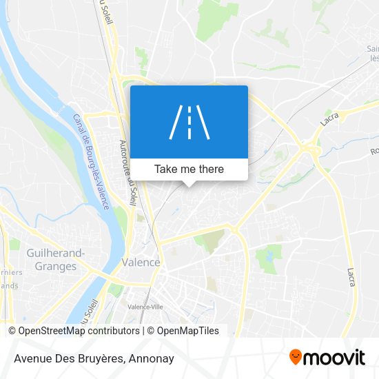 Avenue Des Bruyères map