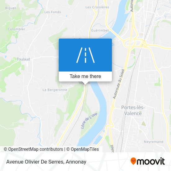 Avenue Olivier De Serres map