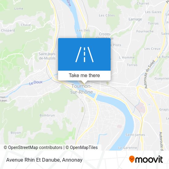 Avenue Rhin Et Danube map