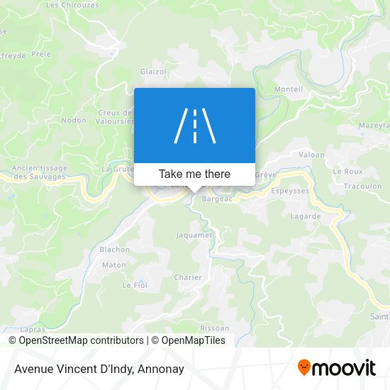 Avenue Vincent D'Indy map