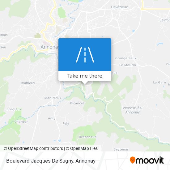 Mapa Boulevard Jacques De Sugny