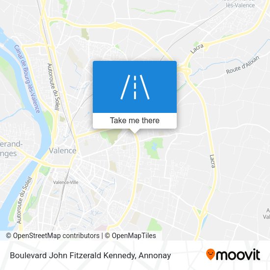 Boulevard John Fitzerald Kennedy map