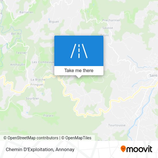 Chemin D'Exploitation map