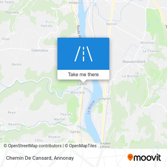 Chemin De Cansard map