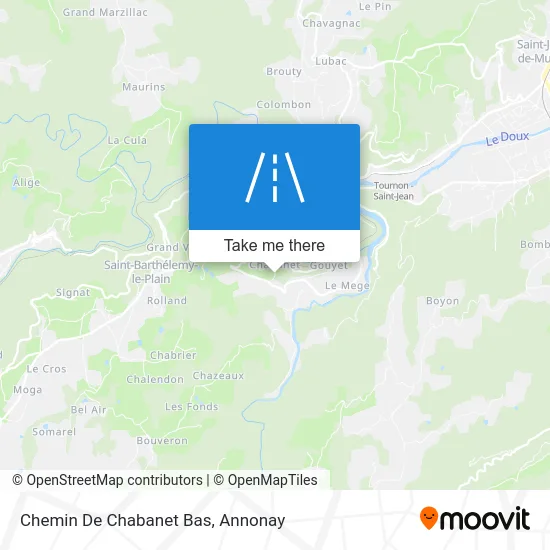 Chemin De Chabanet Bas map