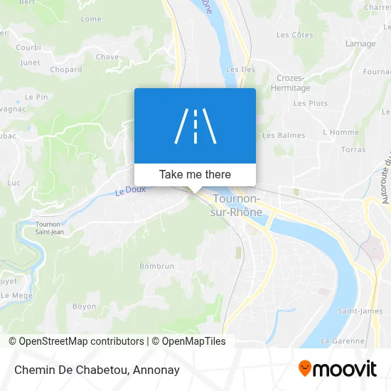 Chemin De Chabetou map