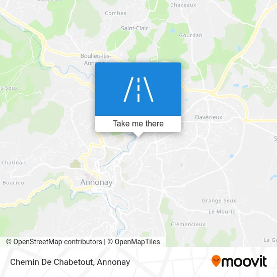 Chemin De Chabetout map