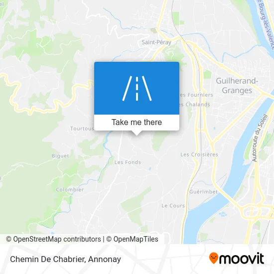 Chemin De Chabrier map