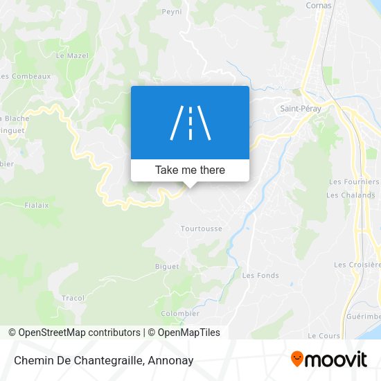 Chemin De Chantegraille map