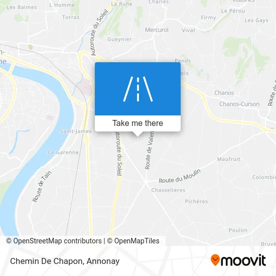 Chemin De Chapon map