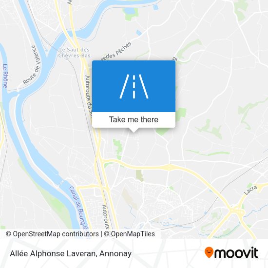 Allée Alphonse Laveran map