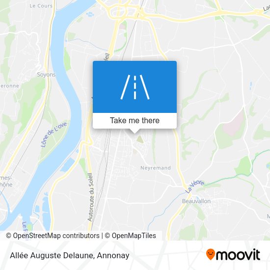 Allée Auguste Delaune map