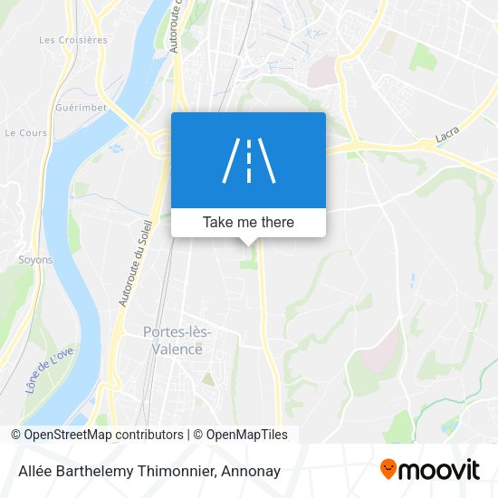 Allée Barthelemy Thimonnier map