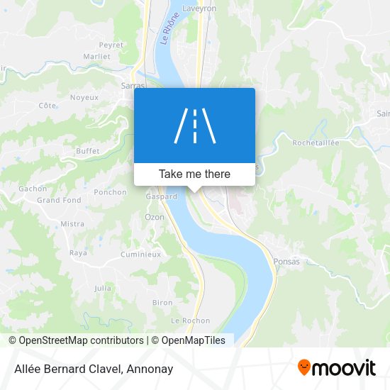 Allée Bernard Clavel map