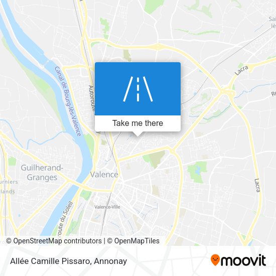 Allée Camille Pissaro map