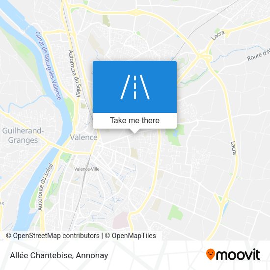 Allée Chantebise map