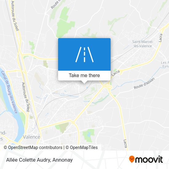 Allée Colette Audry map