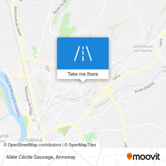 Allée Cécile Sauvage map