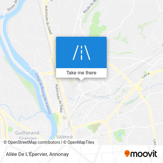 Allée De L'Épervier map