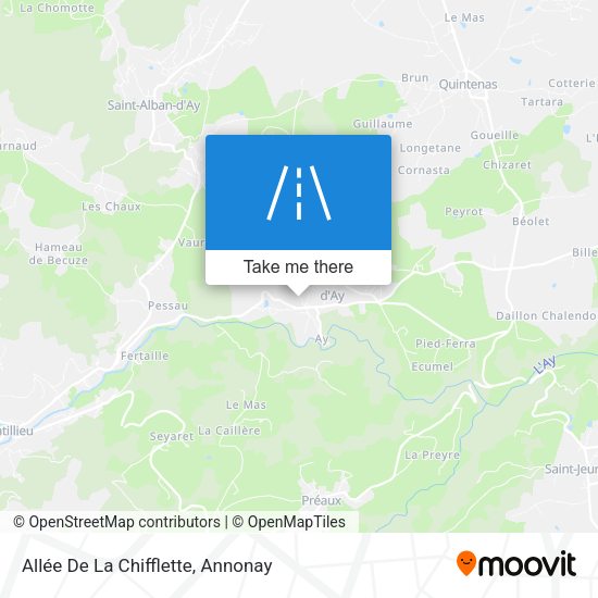 Allée De La Chifflette map
