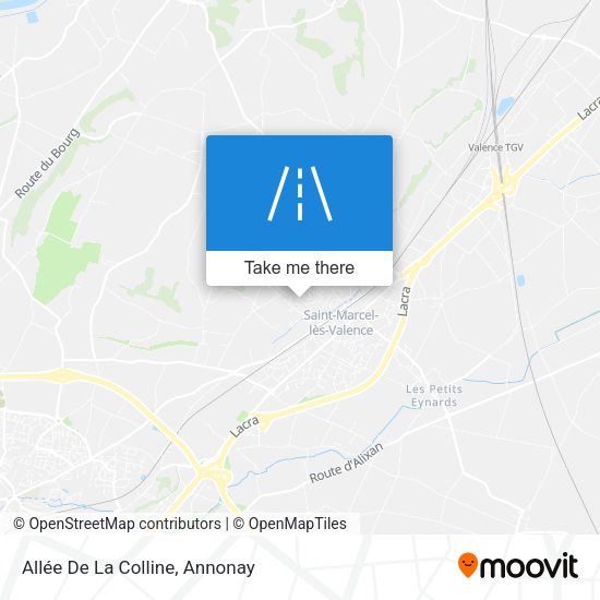 Allée De La Colline map