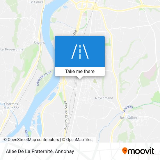 Allée De La Fraternité map