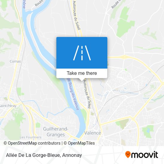 Allée De La Gorge-Bleue map