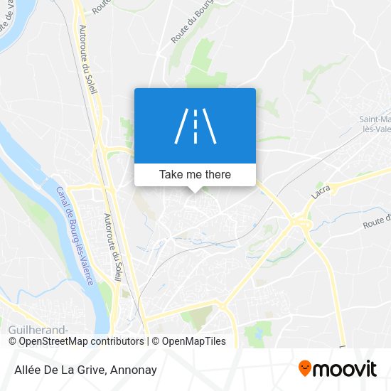 Allée De La Grive map
