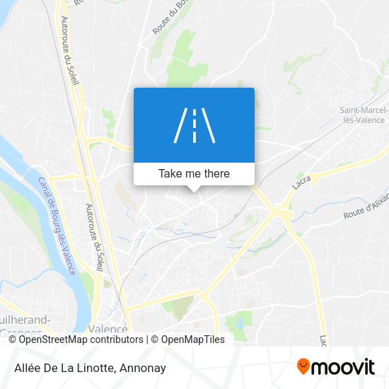 Allée De La Linotte map