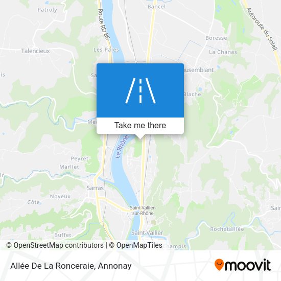 Allée De La Ronceraie map