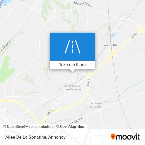 Allée De La Sonatine map
