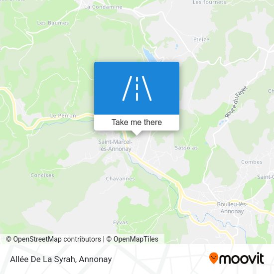 Allée De La Syrah map