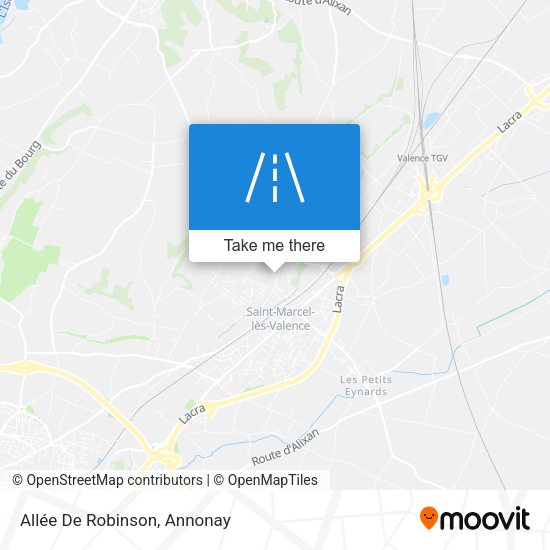 Allée De Robinson map