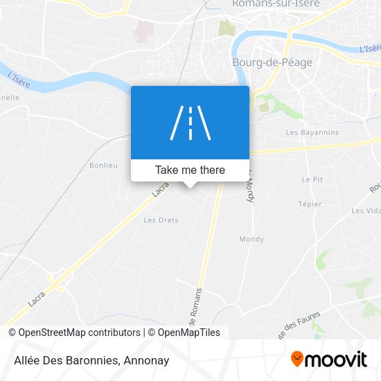 Allée Des Baronnies map