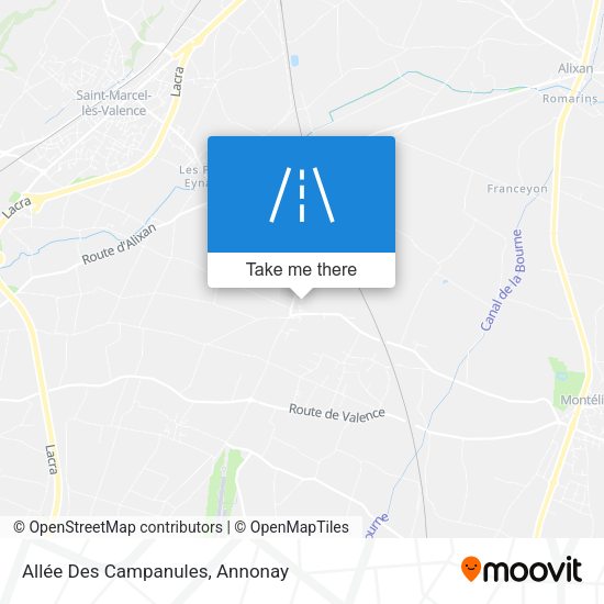 Allée Des Campanules map