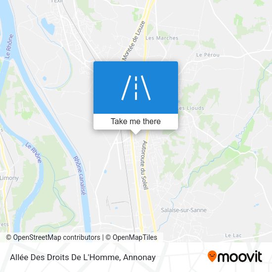 Allée Des Droits De L'Homme map