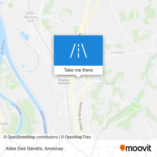 Allée Des Genêts map