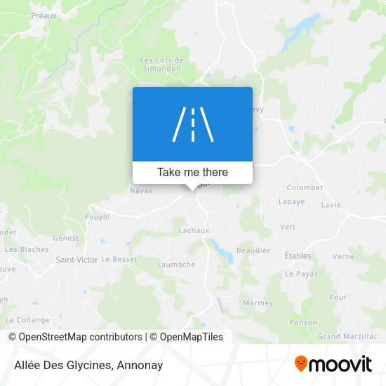 Allée Des Glycines map