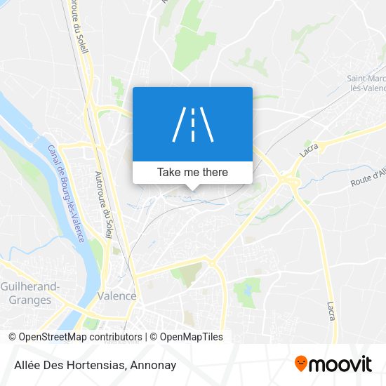 Allée Des Hortensias map